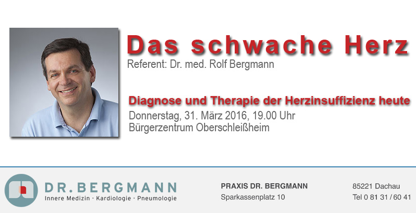 Vortrag Herzinsuffizienz | Praxis Dr. Bergmann Dachau